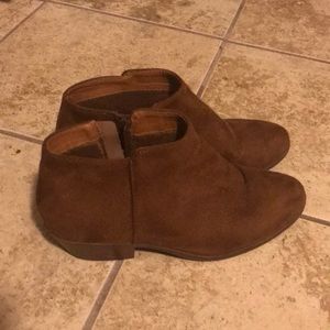 Brown ankle boots